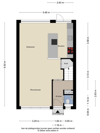 Floorplan - De Volder 71, 5283 ZB Boxtel